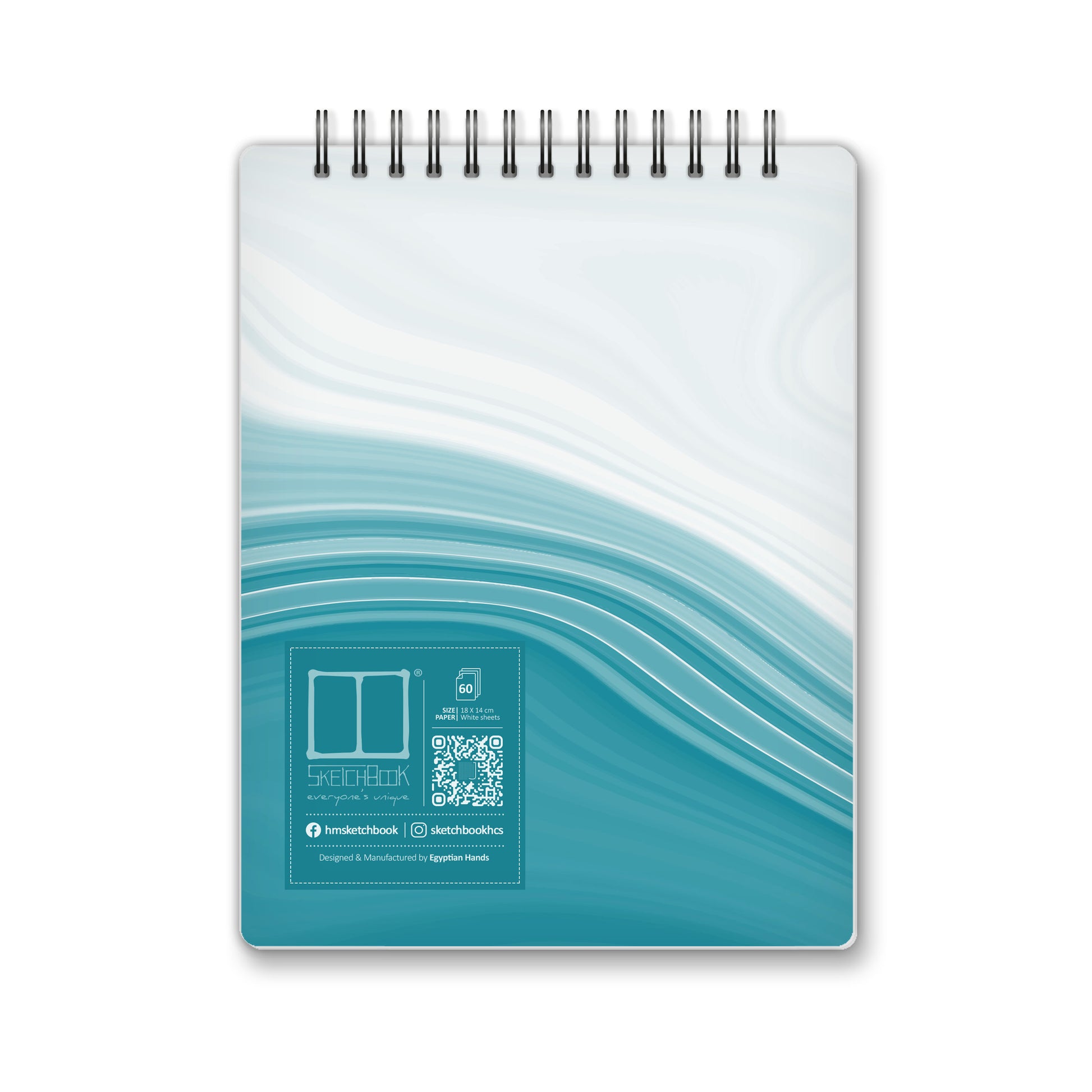 Daily To Do List Marble Blue Back Cover