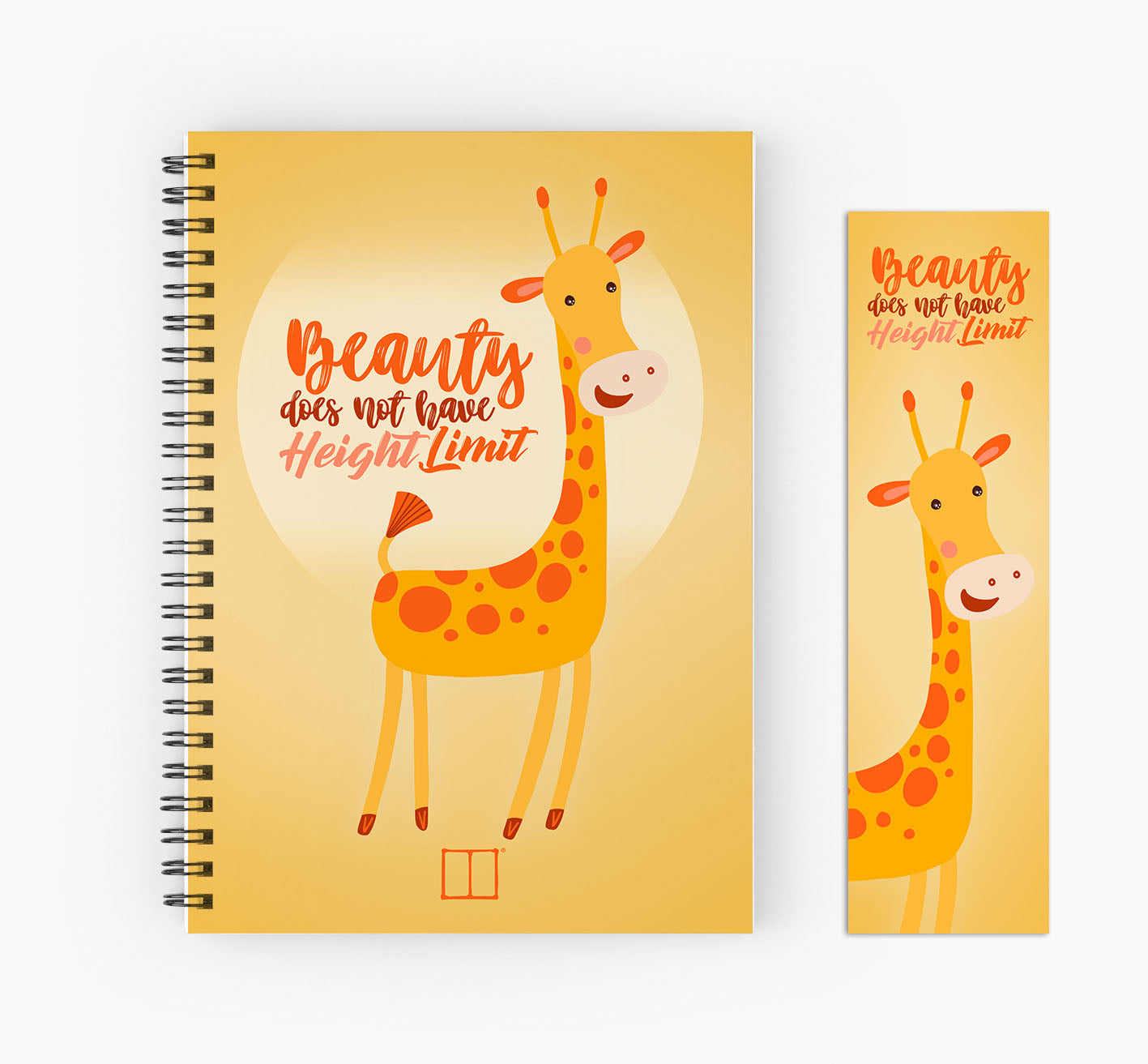 Notebooks | 20 X 14 cm - Yellow Collection - Giraffe - from SketchBook Stationery