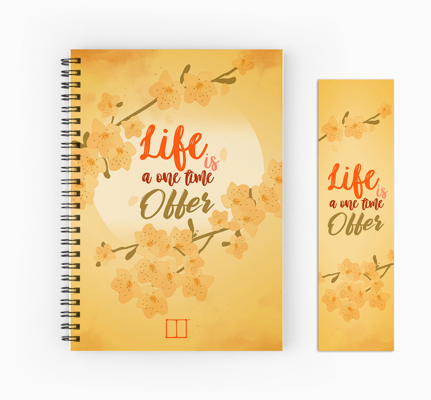Notebooks | 20 X 14 cm - Yellow Collection - Floral - from SketchBook Stationery
