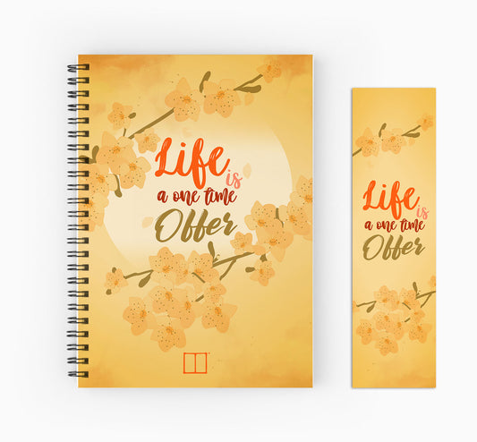 Notebooks | 20 X 14 cm - Yellow Collection - Floral - from SketchBook Stationery