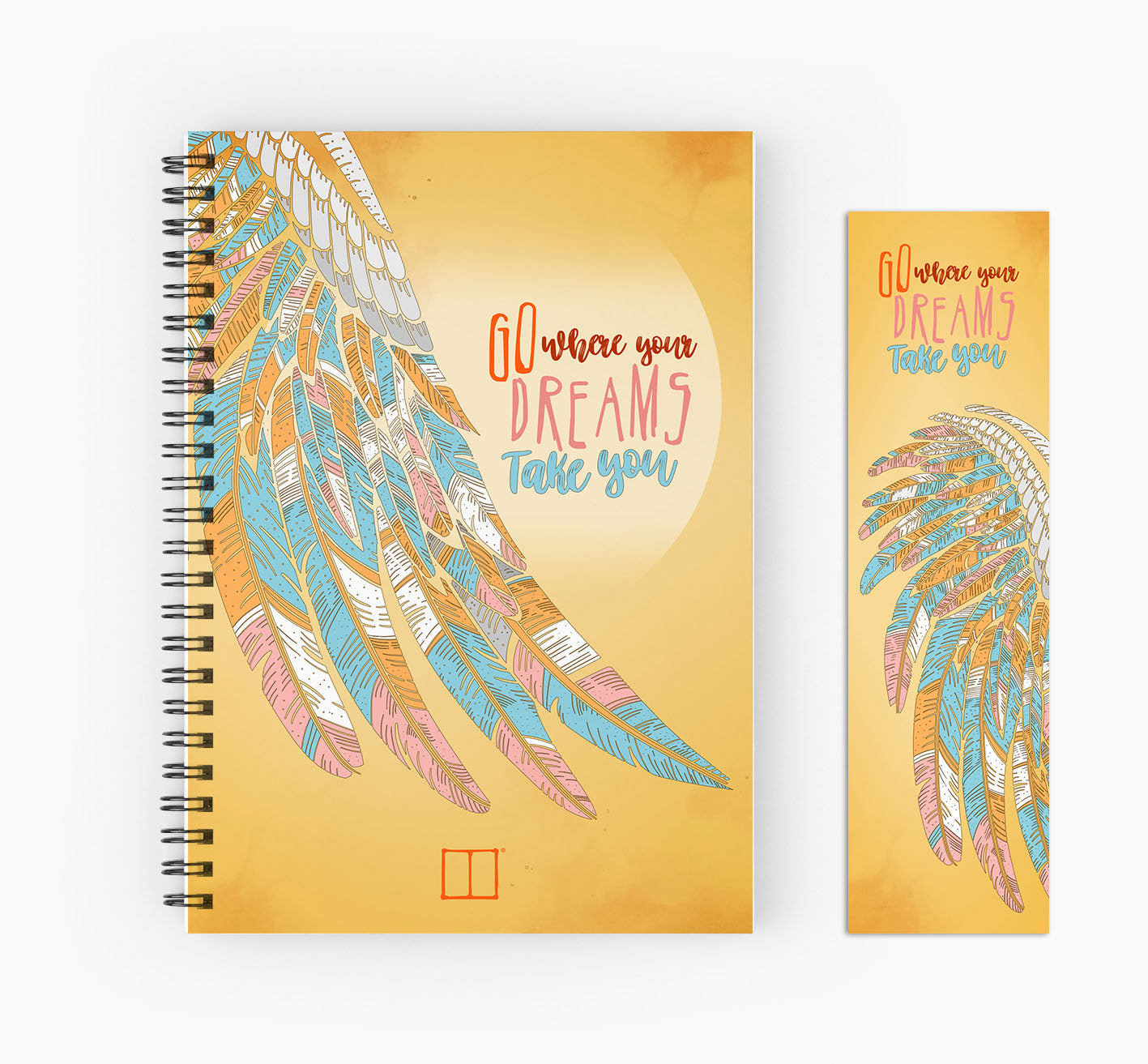 Notebooks | 20 X 14 cm - Yellow Collection - Wing - from SketchBook Stationery