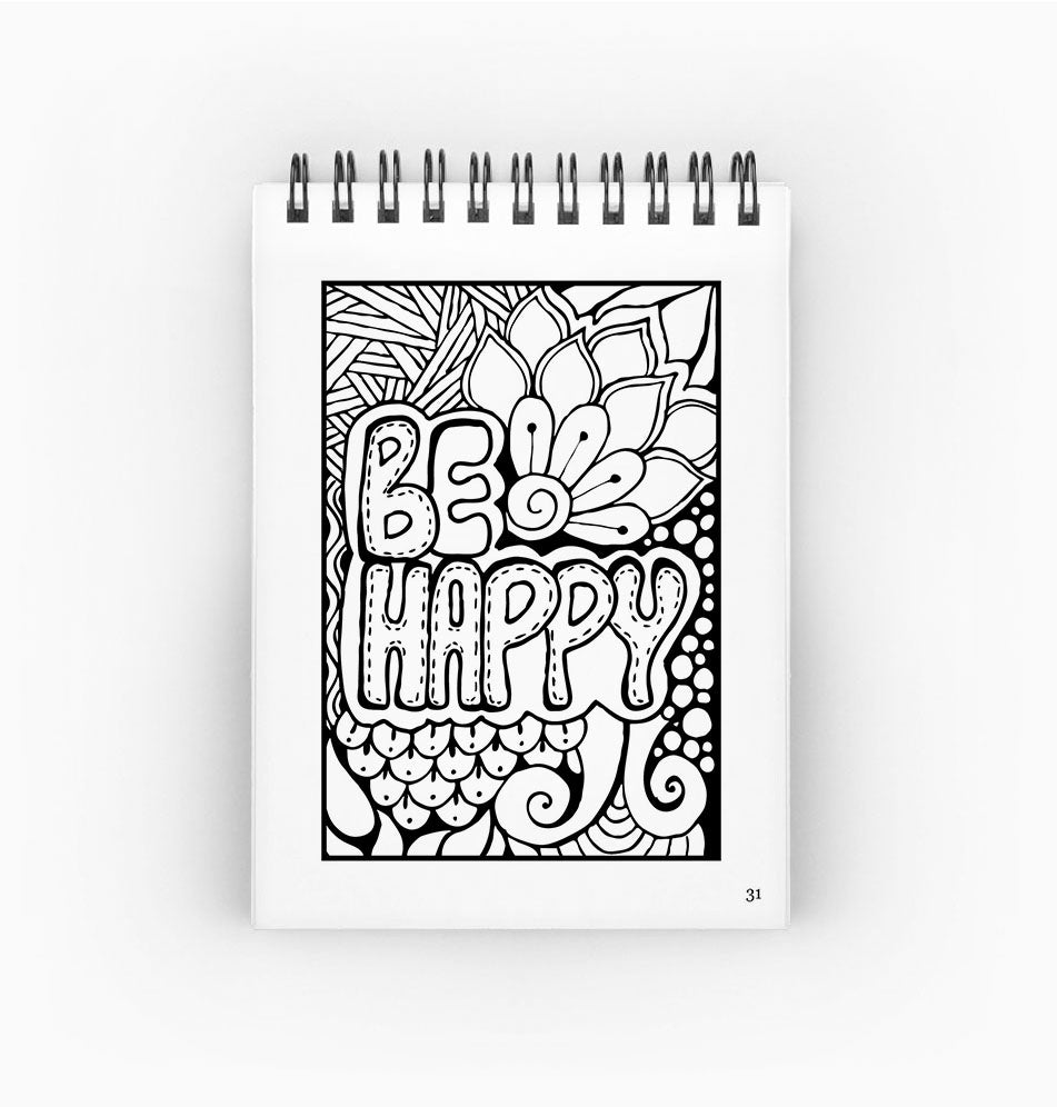 Adult Color Books | 14 X 10 cm - Me Time Book - 02 - from Hala El-Charkawi
