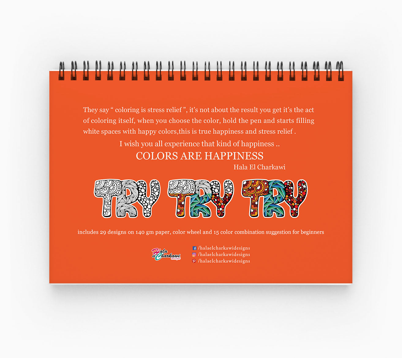 Adult Color Books | 20 X 14 cm - Me Time Book - 03 - from Hala El-Charkawi