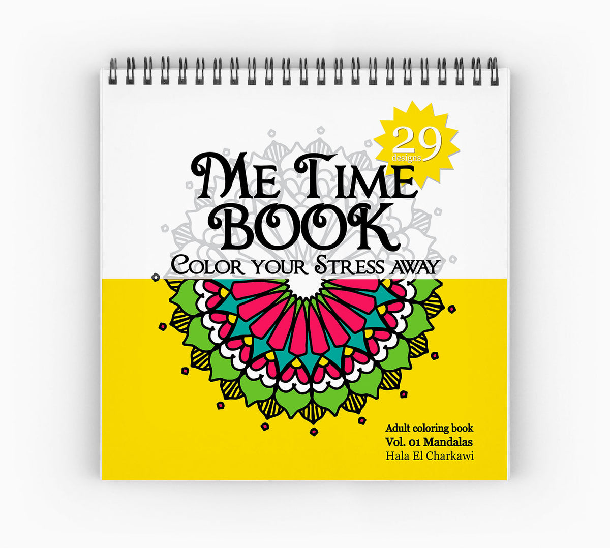 Adult Color Books | 20 X 20 cm - Me Time Book - 01 - from Hala El-Charkawi