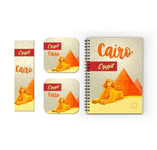 Weekly Planner Set | 20 X 14 cm - (Cities Edition) - Cairo - from SketchBook Stationery