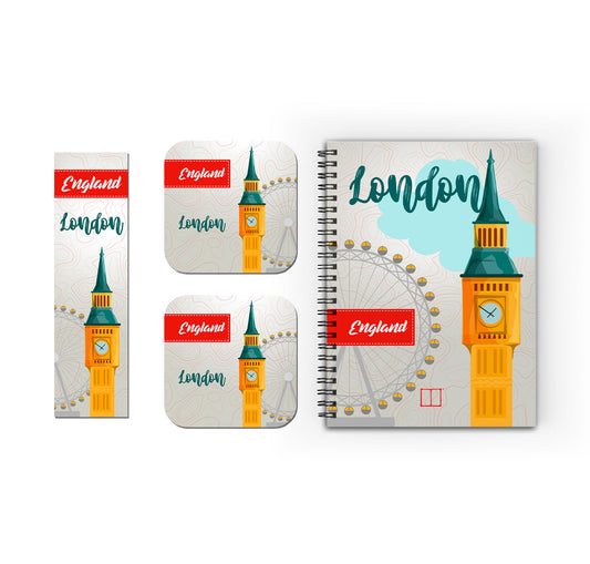 Weekly Planner Set | 20 X 14 cm - (Cities Edition) - London - from SketchBook Stationery