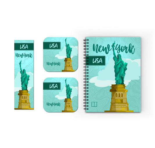 Weekly Planner Set | 20 X 14 cm - (Cities Edition) - New York - from SketchBook Stationery