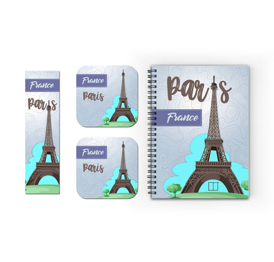 Weekly Planner Set | 20 X 14 cm - (Cities Edition) - Paris - from SketchBook Stationery