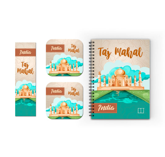 Weekly Planner Set | 20 X 14 cm - (Cities Edition) - Tag Mahal - from SketchBook Stationery