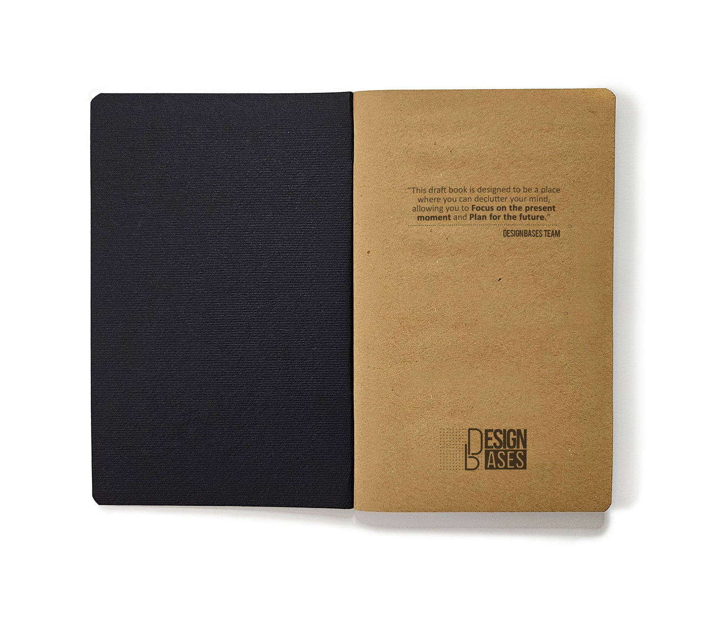 DB book | 20 x 12 cm - 52 Pages - (Black)