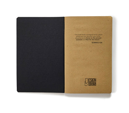 DB book | 20 x 12 cm - 52 Pages - (Black)