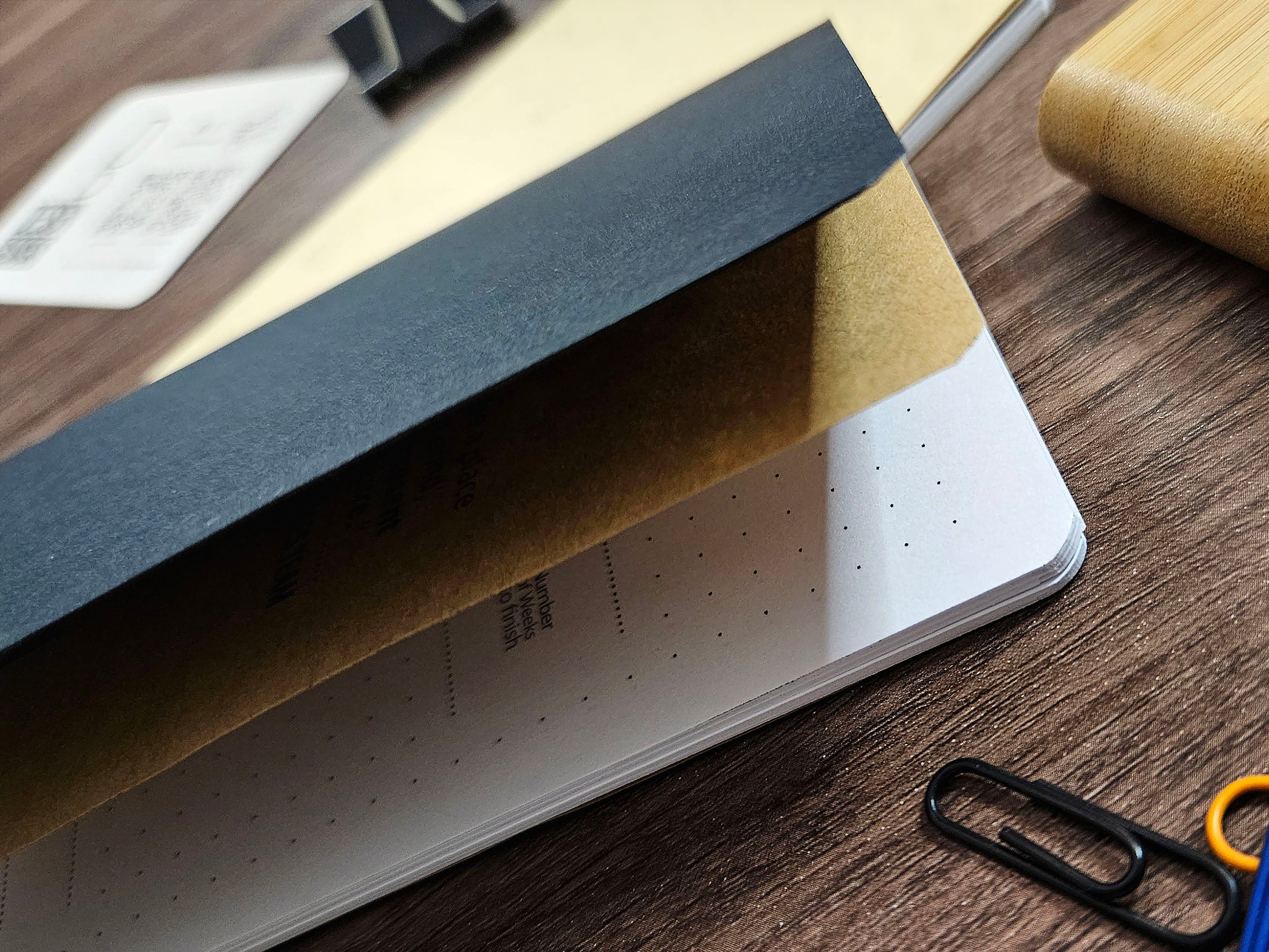 DB book | 14 x 10 cm - 52 Dotted Pages - (Black) – Journals.eg