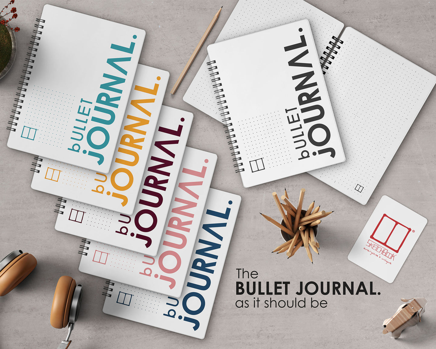 Bullet Journal Bundle - 6 Journal notebooks 10% discount