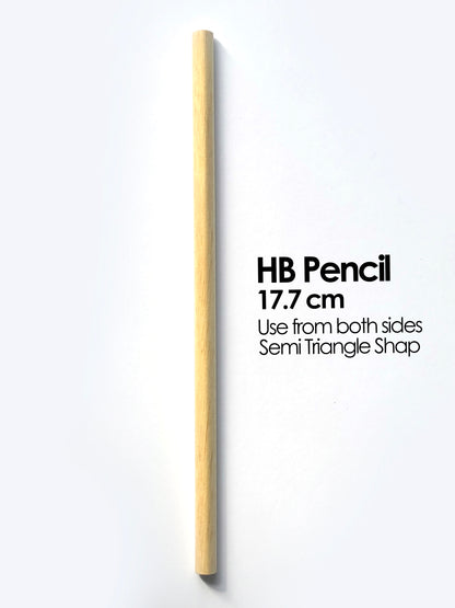 Pencil - Bamboo Wood - HB - 17.7 cm (1 Pencil)