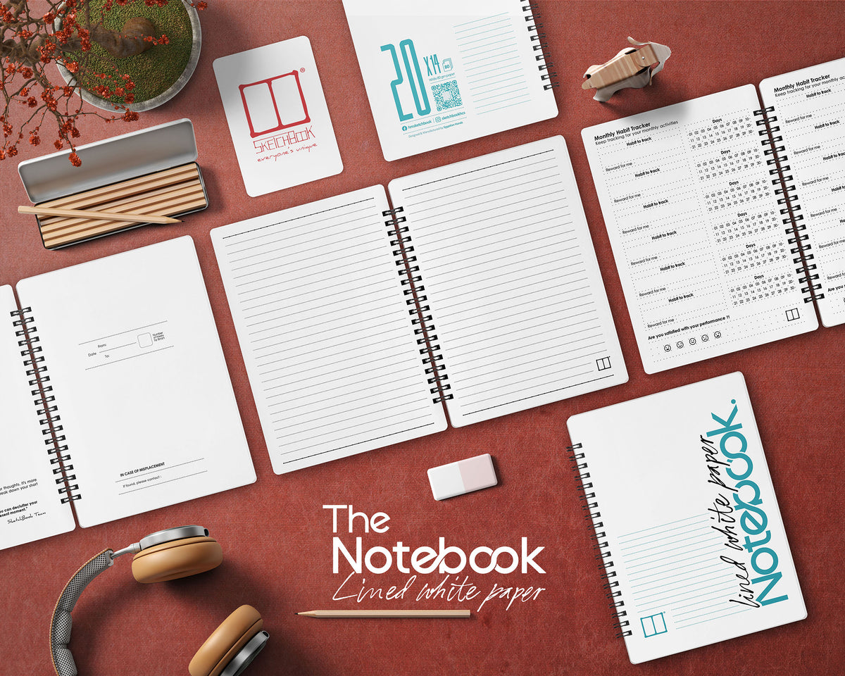 Lined Notebook Bundle | 6 Notebooks | 10% Discount