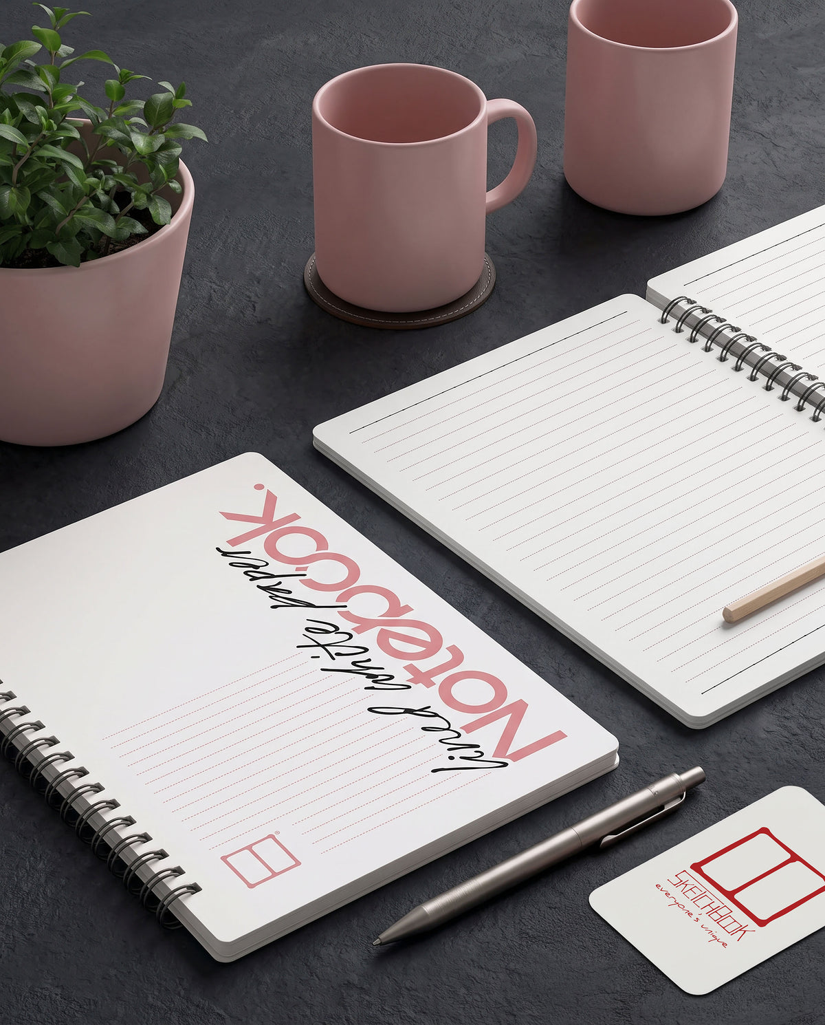 20 × 14 cm Lined Notebook