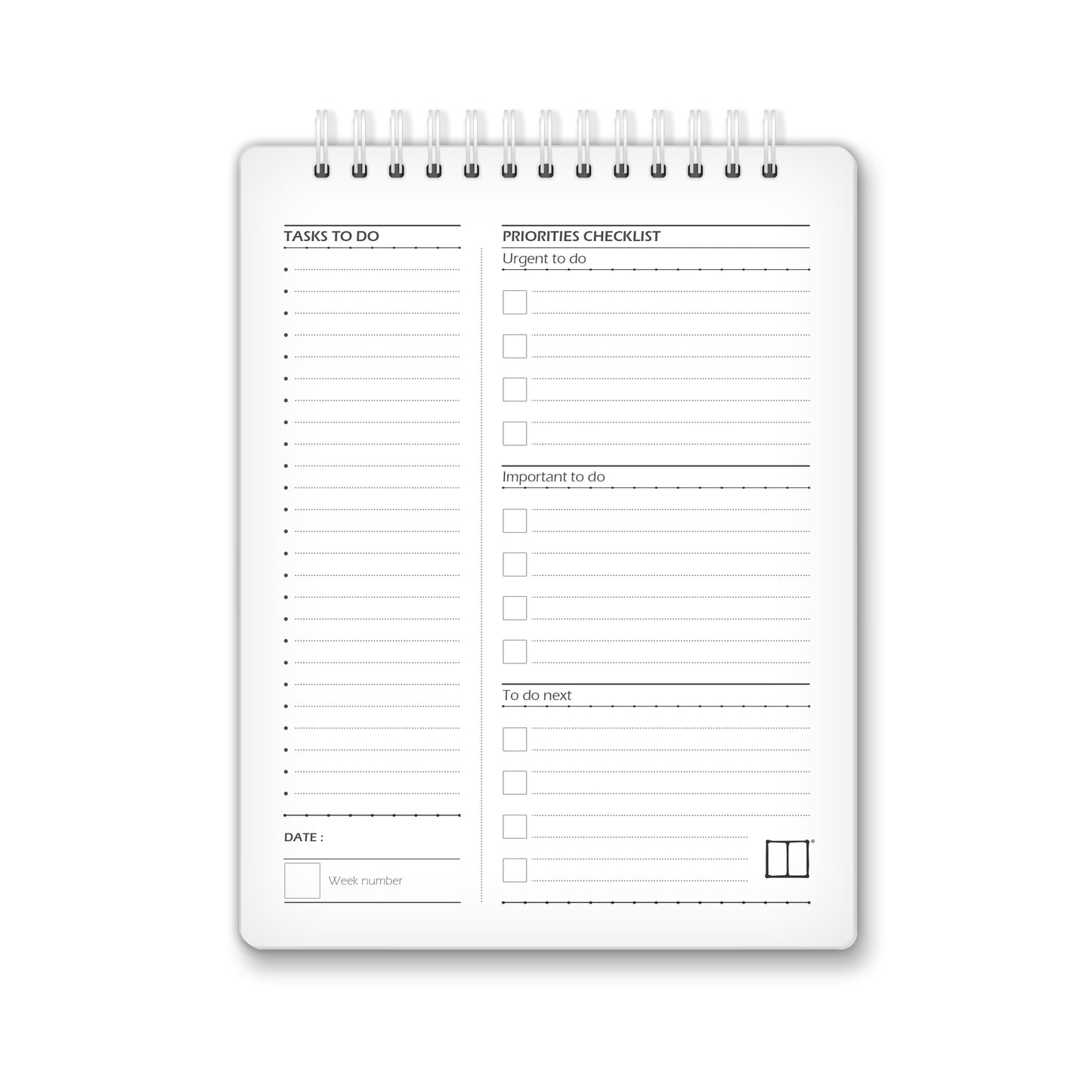 To Do List | 18 X 14 cm - Product RED SketchBook Stationery