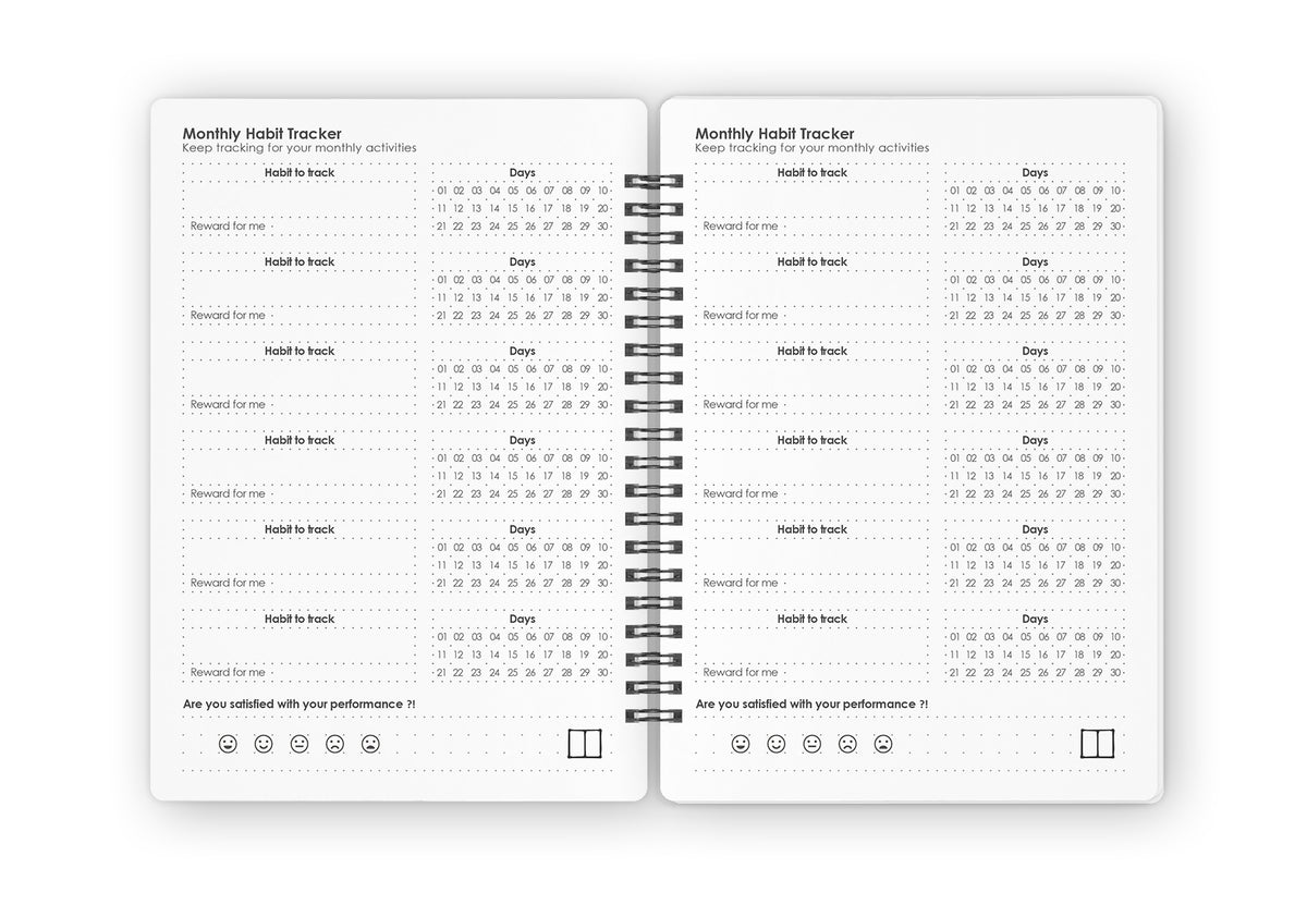 Lined Notebook | 20 X 14 cm | 160 pages | Grey