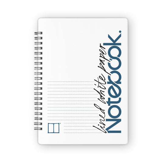 Lined Notebook | 20 X 14 cm | 160 pages | Blue
