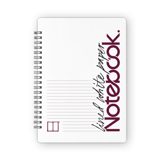 Lined Notebook | 20 X 14 cm | 160 pages | Burgundy
