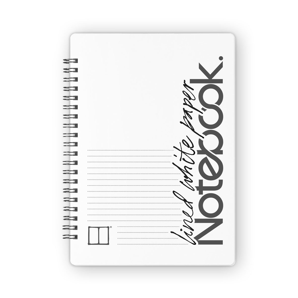 Lined Notebook | 20 X 14 cm | 160 pages | Grey
