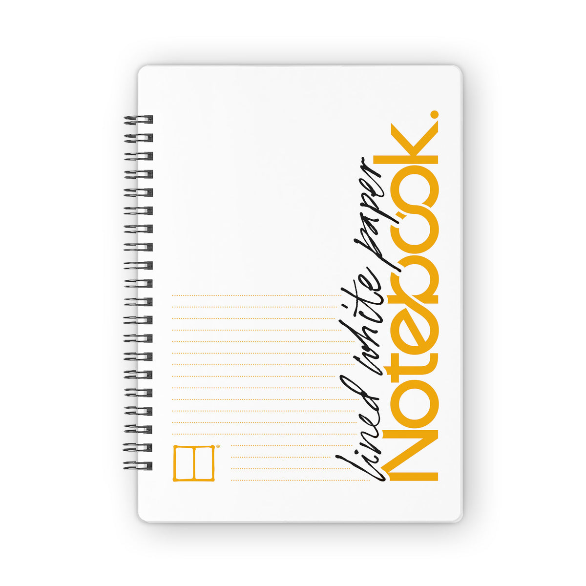 Lined Notebook | 20 X 14 cm | 160 pages | Orange