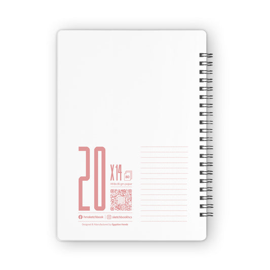 Lined Notebook | 20 X 14 cm | 160 pages | Pink