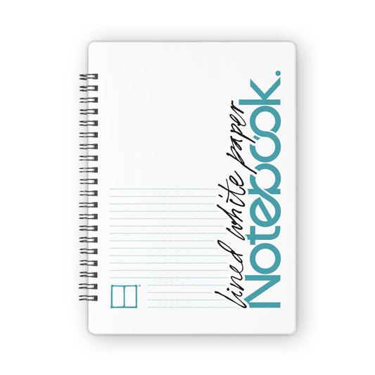 Lined Notebook | 20 X 14 cm | 160 pages | Teal