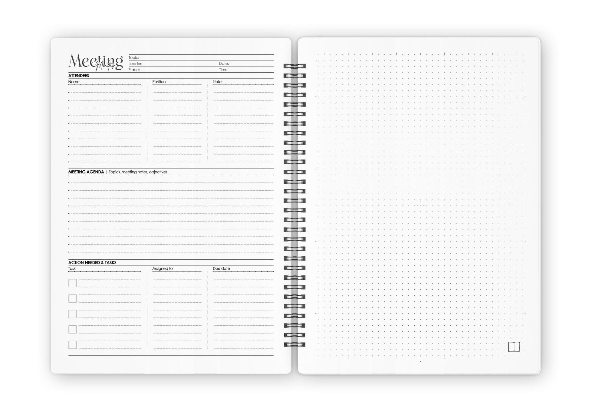 Meeting Minutes Notebook in Egypt – Stay Organized &amp; Productive