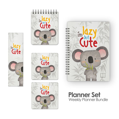 Planner Set | 20 X 14 cm - Lazy Koala