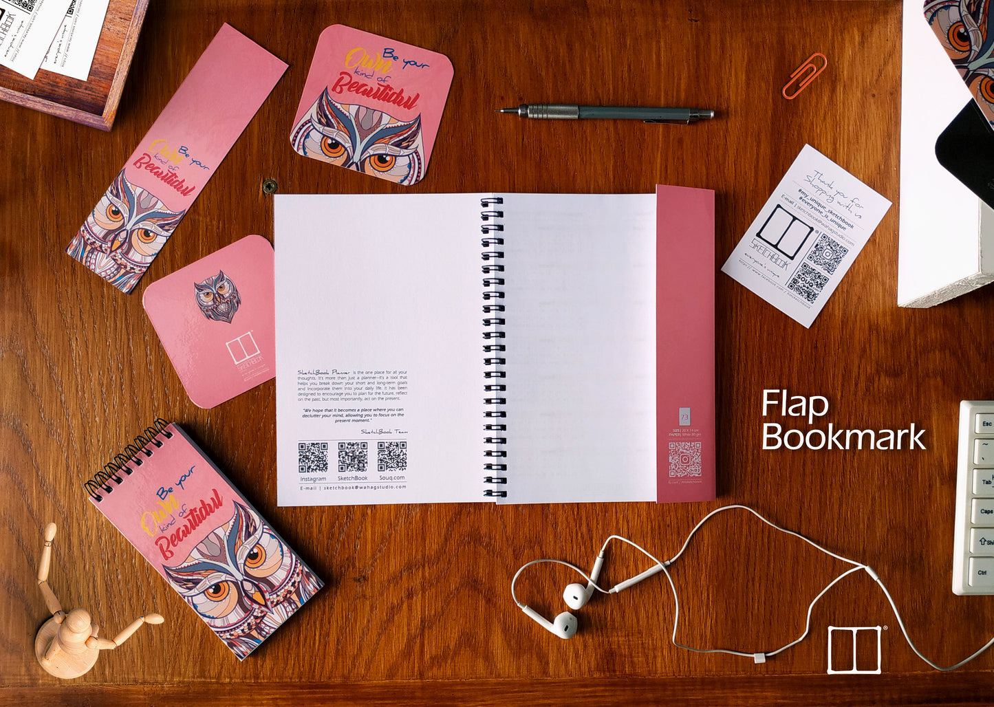 Planner Set | 20 X 14 cm - Floral - from SketchBook Stationery