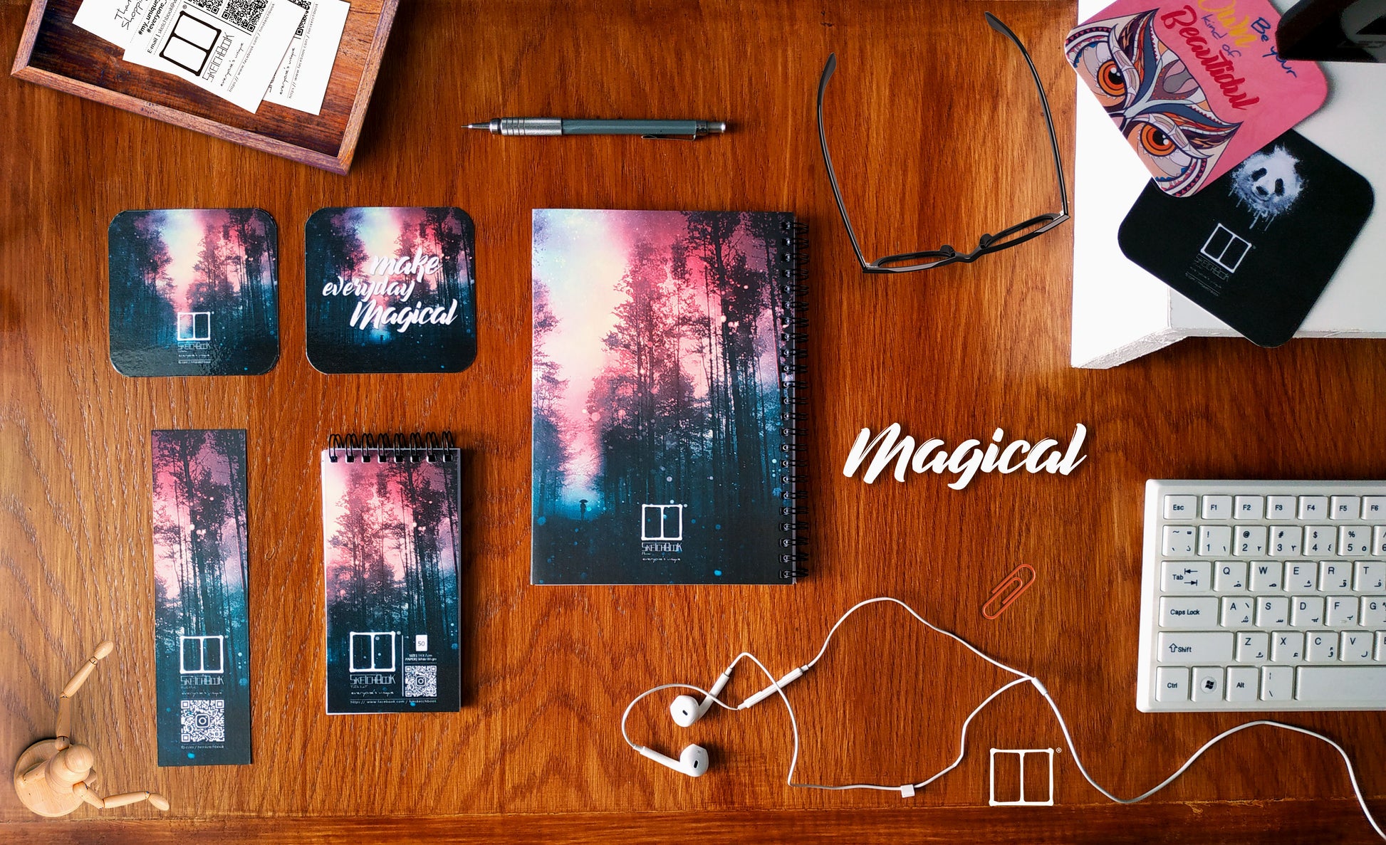 Planner Set | 20 X 14 cm - Magical - from SketchBook Stationery