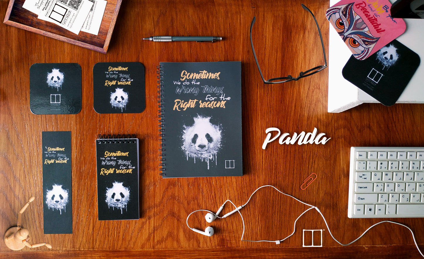 Planner Set | 20 X 14 cm - Panda - from SketchBook Stationery