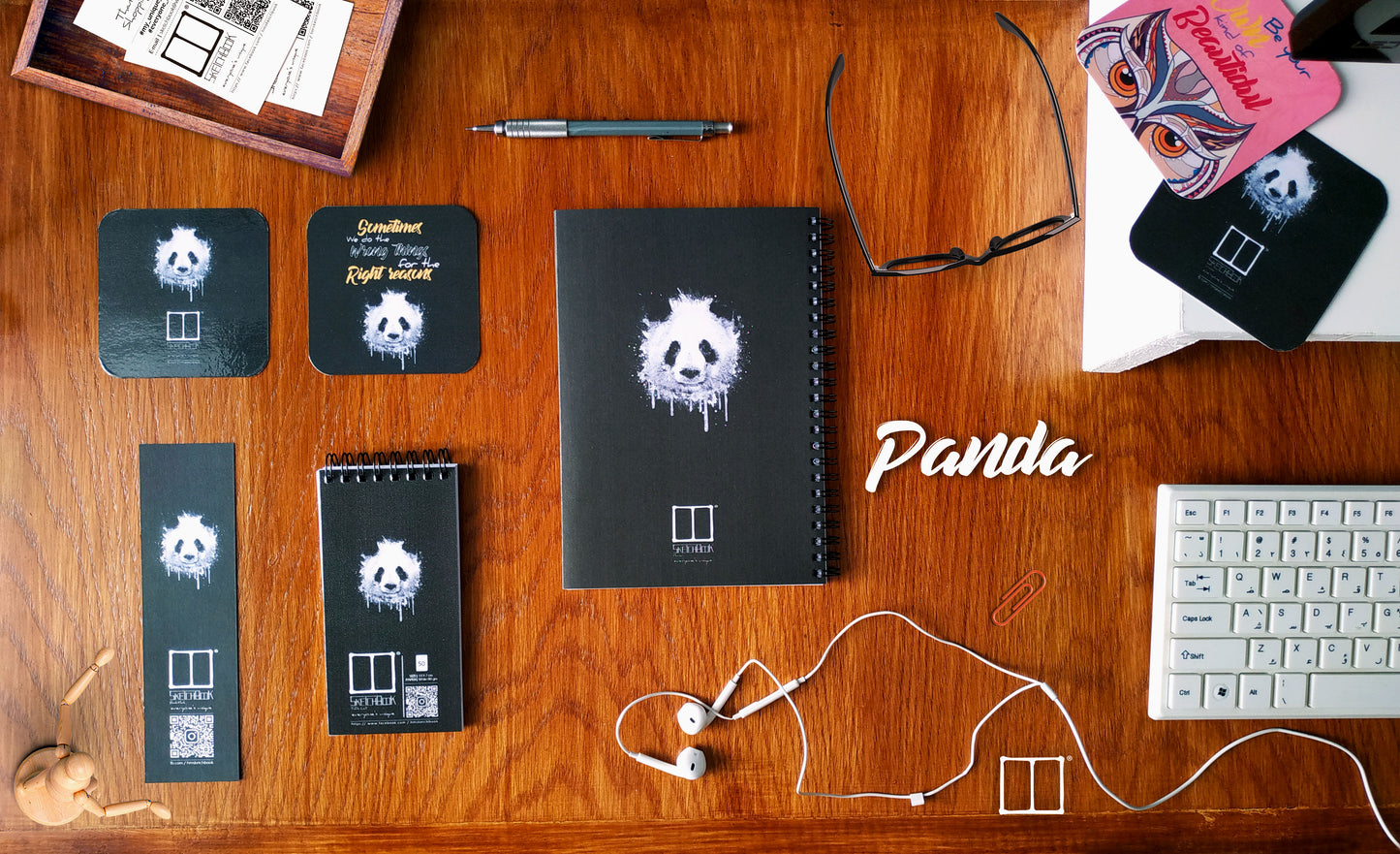 Planner Set | 20 X 14 cm - Panda - from SketchBook Stationery