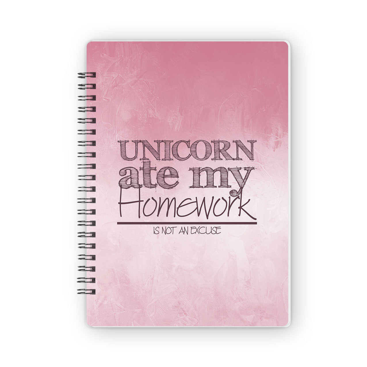 Notebooks | 20 X 14 cm - BTS Collection - Ate my Homework - Pink - from SketchBook Stationery