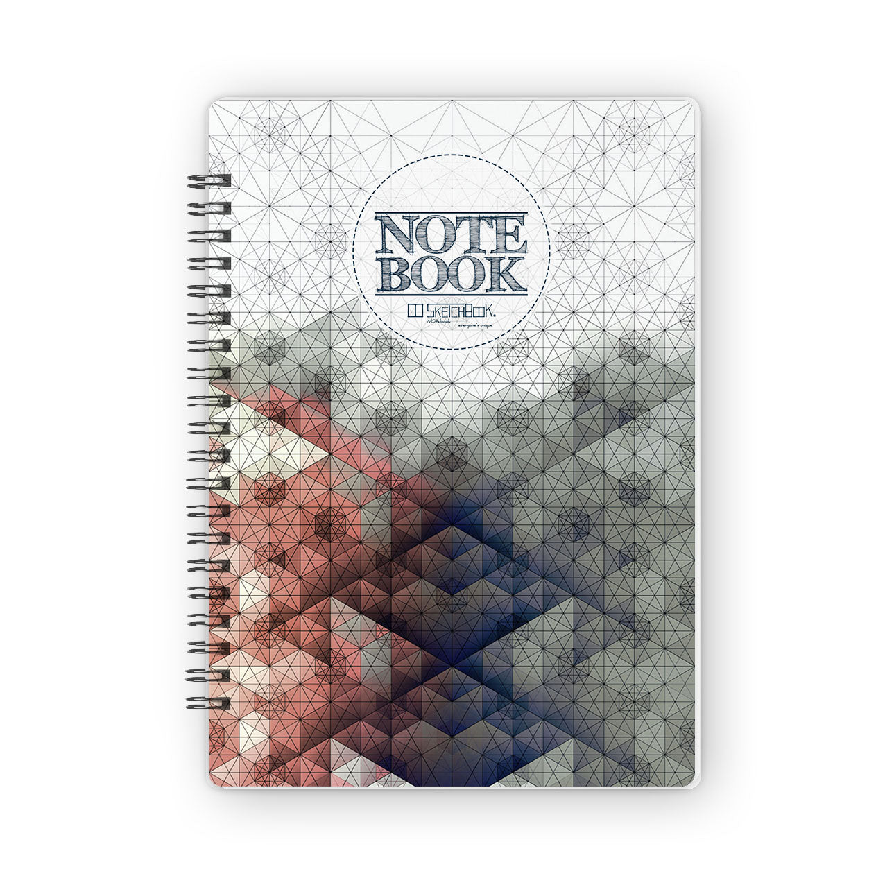 20cm Notebook Notebooks | 20 X 14 cm - Tri-Pattern - from SketchBook Stationery ...