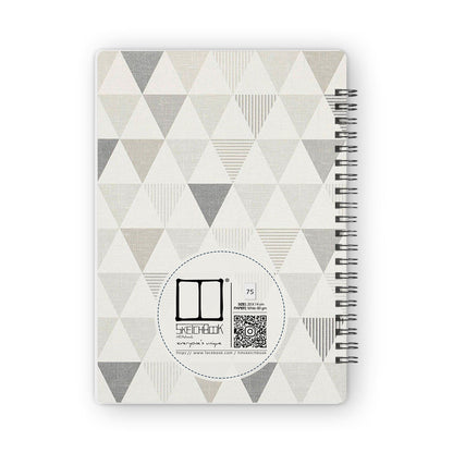 Notebooks | 20 X 14 cm - Triangles - from SketchBook Stationery