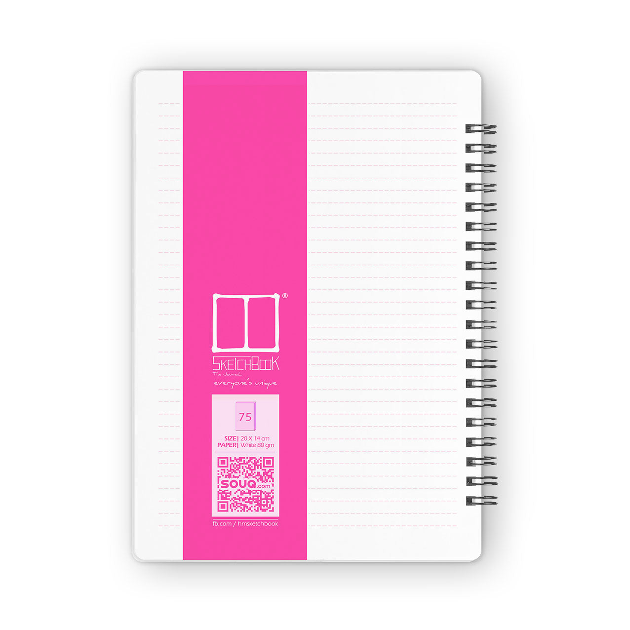 The Journal | 20 X 14 cm - Magenta - from SketchBook Stationery