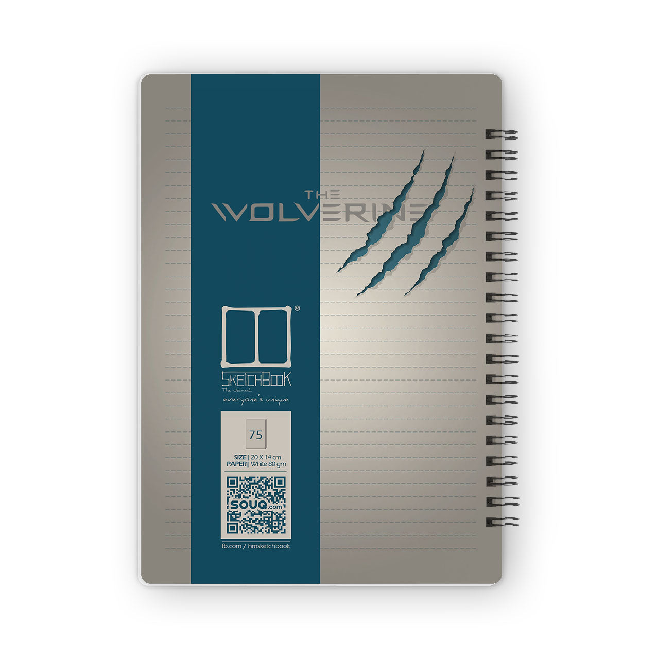 The Journal | 20 X 14 cm - The Wolverine - from SketchBook Stationery
