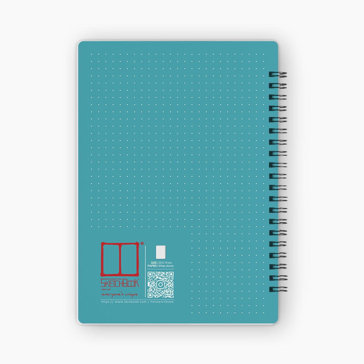 Journal | 20 X 14 cm - Teal - from SketchBook Stationery