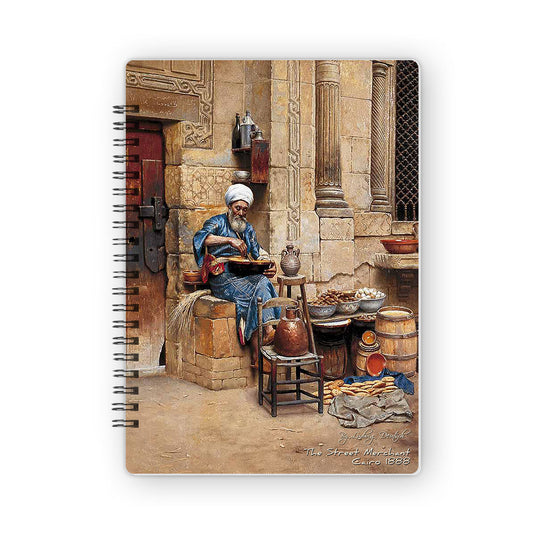 Notebooks | The street merchant - (By Ludwig Deutsch) - from SketchBook Stationery