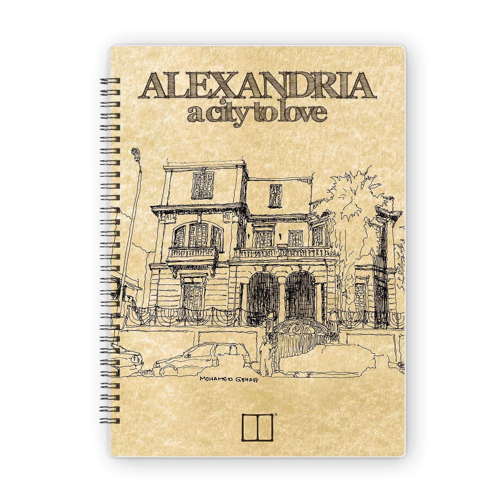 Sketchbook | 28 X 20 cm - (Alexandria a city to love) - 01 - from SketchBook Stationery