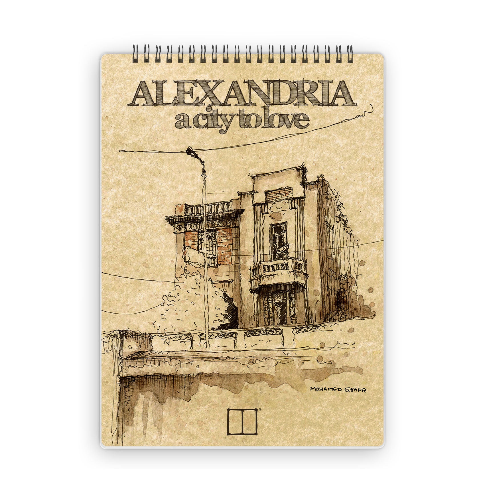 Sketchbook | 28 X 20 cm - (Alexandria a city to love) - 03 - from SketchBook Stationery