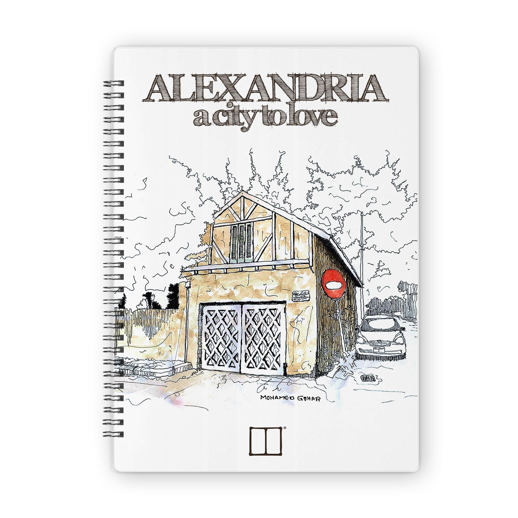 Sketchbook | 28 X 20 cm - (Alexandria a city to love) - 07 - from SketchBook Stationery