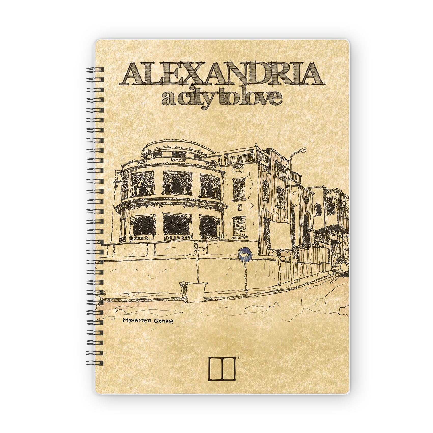 Sketchbook | 28 X 20 cm - (Alexandria a city to love) - 08 (Villa Sabahi) - from SketchBook Stationery