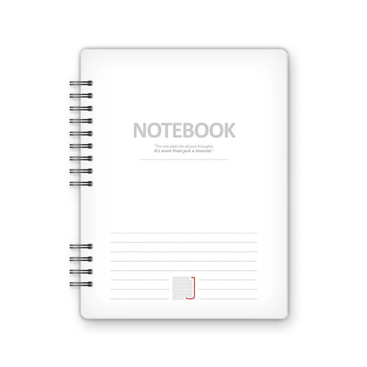 Notebook - 18X14 cm - 75 Sheets | White - from Journals