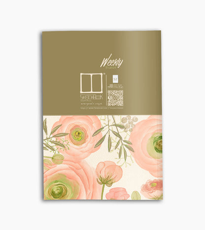 Weekly Planner Booklet | 20 X 14 cm - Floral - from SketchBook Stationery