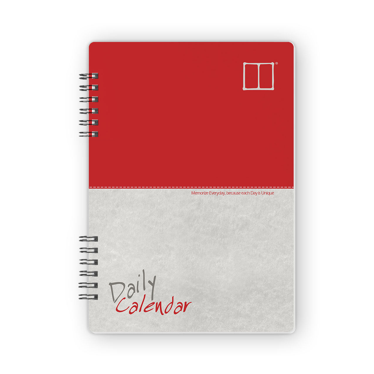 Daily Calendar Planner (60 Days) | 20 X 14 cm - Red (New) - from SketchBook Stationery