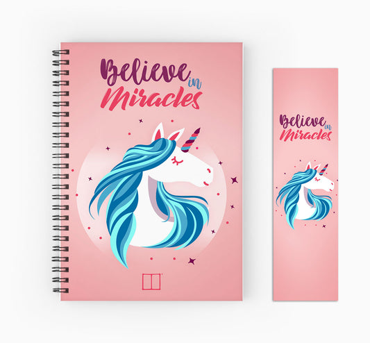 Notebooks | 20 X 14 cm - Pink Collection - Unicorn - from SketchBook Stationery