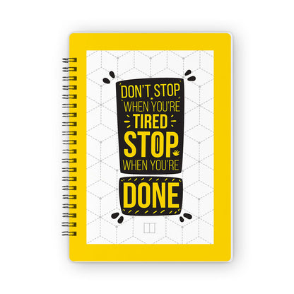 Notebooks | Don't Stop - from SketchBook Stationery